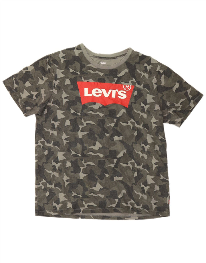 Levi's Herren-T-Shirt mit Grafik, groß, mehrfarbig, Camouflage-Baumwolle