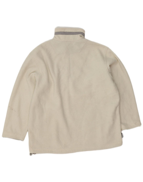 Lotto Damen-Fleecepullover mit Reißverschluss am Hals, UK 18, XL, gebrochenes Weiß, Polyester