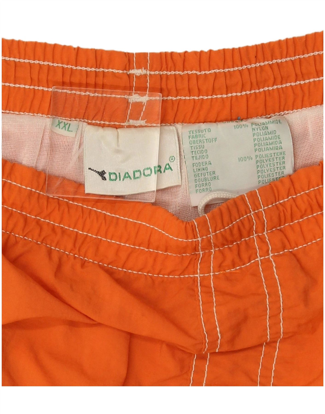 Diadora Herren Badeshorts 2XL Orange Polyamid
