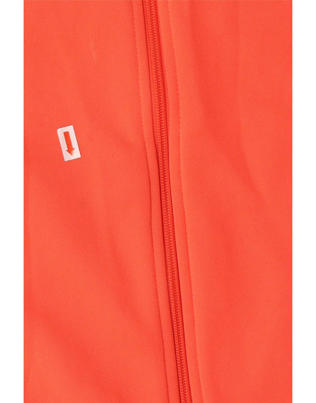 ADIDAS Damen Climalite Trainingsanzug Top Jacke UK 8/10 Small Orange
