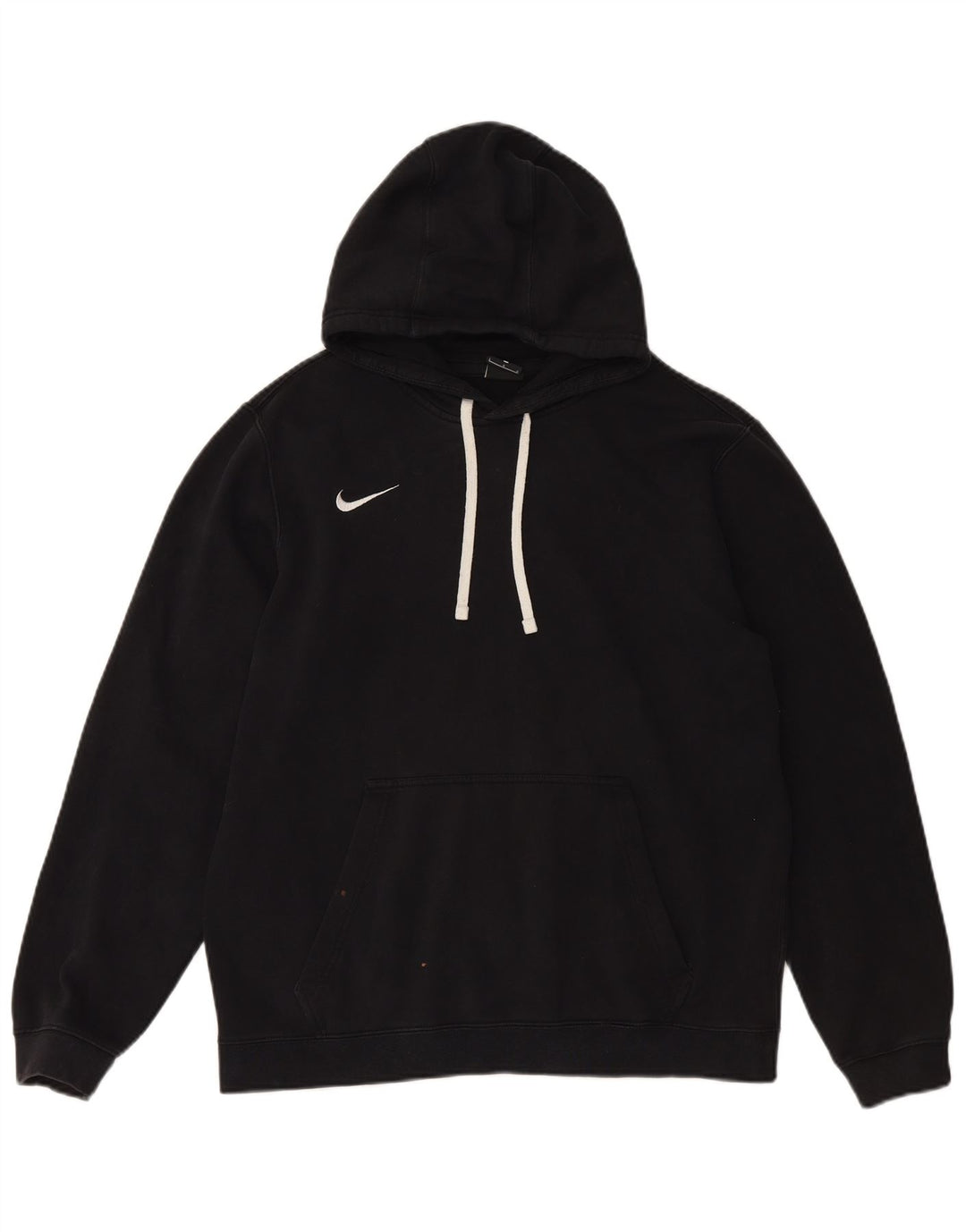 NIKE Herren-Kapuzenpullover, groß, schwarze Baumwolle