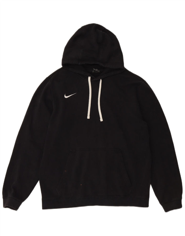 NIKE Herren-Kapuzenpullover, groß, schwarze Baumwolle