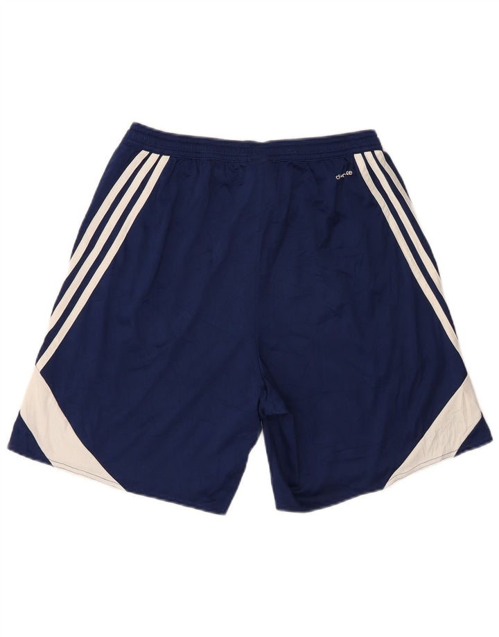 Adidas Herren Climalite Sport Shorts Medium Marineblau Farbblock