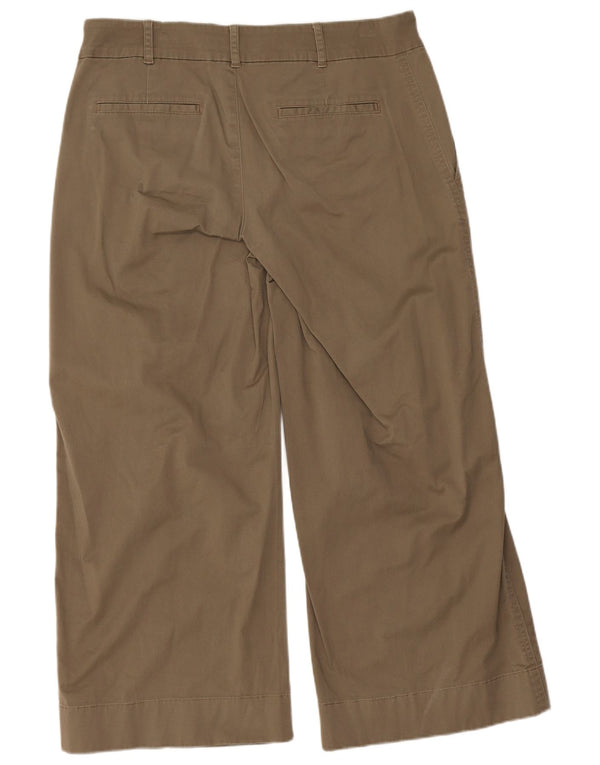 Ralph Lauren Damen Capri Chino Hose US 2 XS W30 L23 Khaki Baumwolle