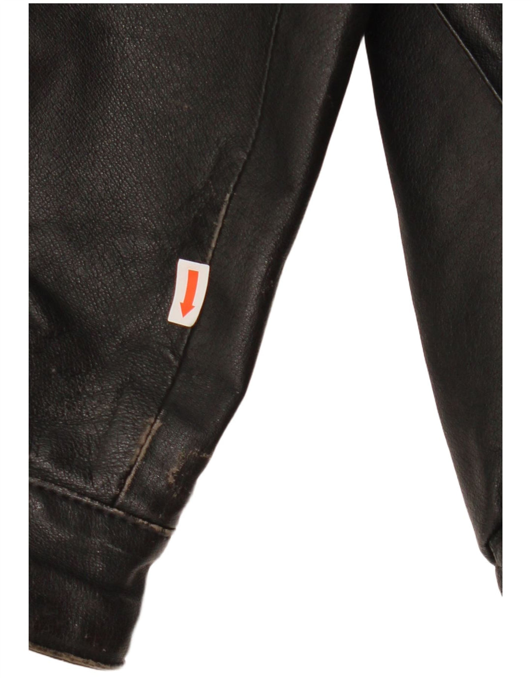 C & A Herren Lederjacke EU 54 2XL Schwarzes Leder