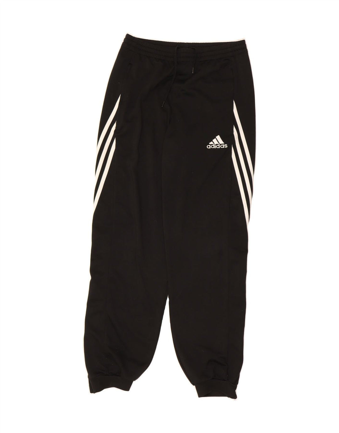 ADIDAS Mens Tracksuit Trousers Joggers Small  Black Polyester Vintage Adidas and Second-Hand Adidas from Messina Hembry 
