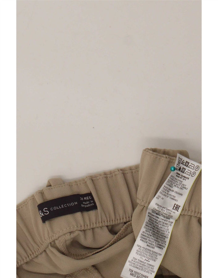 Marks & Spencer Damen Chinoshorts UK 20 2XL W42 Beige Polyester