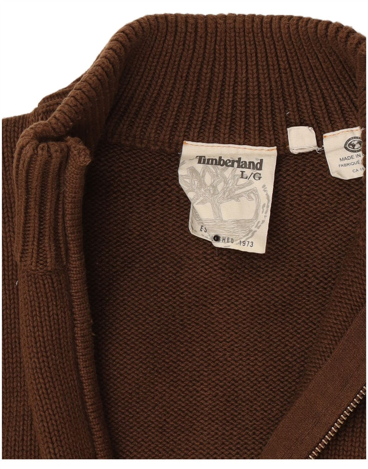 Timberland Herren-Cardigan-Pullover, groß, braun