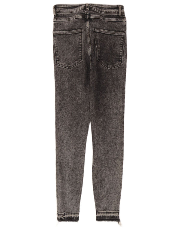 Zara Damen Skinny Jeans EU 36 XS W26 L27 Grau