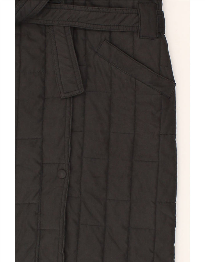 BEST COMPANY Womens Padded Coat UK 10 Small Black Polyester Vintage Best Company and Second-Hand Best Company from Messina Hembry 