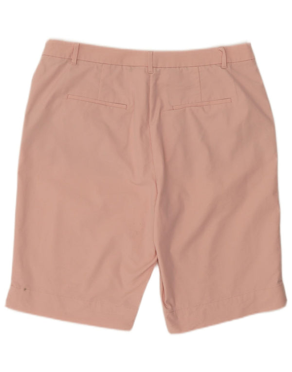 Marks & Spencer Damen Chinoshorts UK 16 Large W36 Rosa Baumwolle
