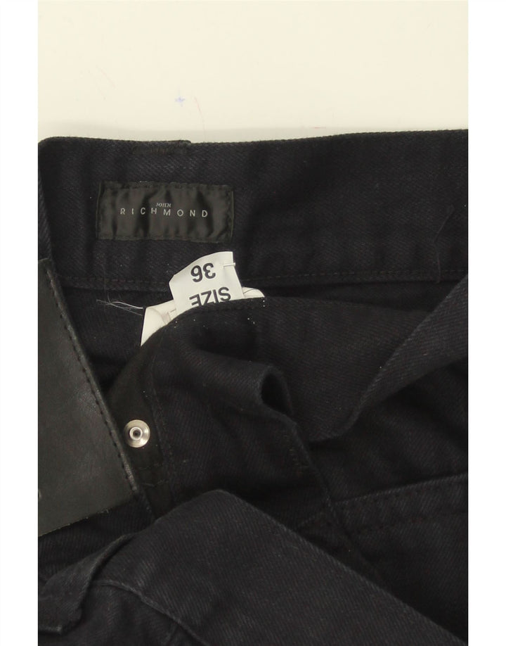 RICHMOND Mens Straight Jeans W36 L31 Navy Blue Cotton Vintage Richmond and Second-Hand Richmond from Messina Hembry 