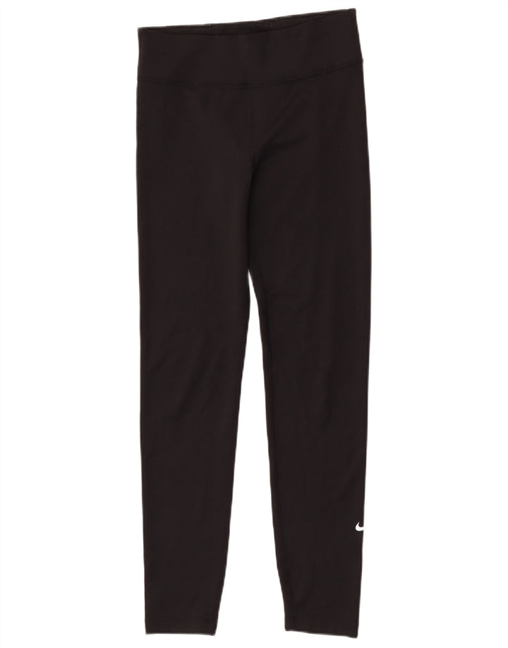 Nike Dri-Fit-Leggings für Mädchen, 13–14 Jahre, XL, schwarzes Polyester