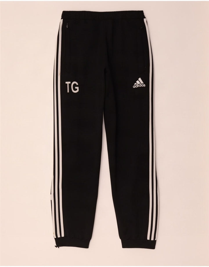 Adidas Herren-Trainingshose mit Grafik, mittelgroß, Schwarz, Farbblock