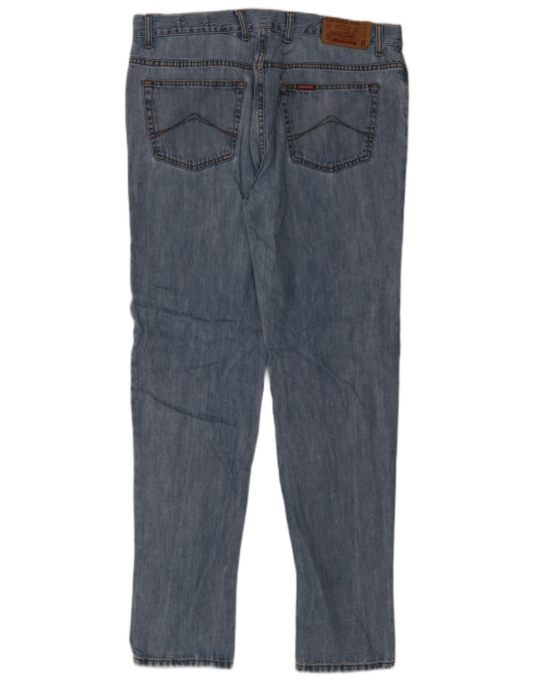 Carrera Herren Regular Tapered Jeans W38 L34 Blaue Baumwolle