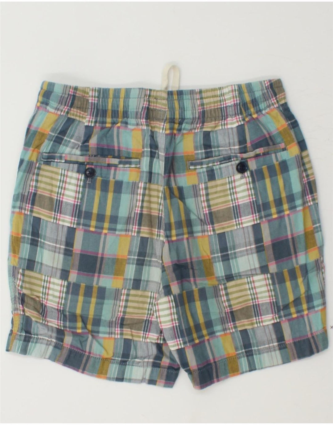 J. CREW Womens Chino Shorts Small W28 Multicoloured Patchwork Cotton Vintage J. Crew and Second-Hand J. Crew from Messina Hembry 