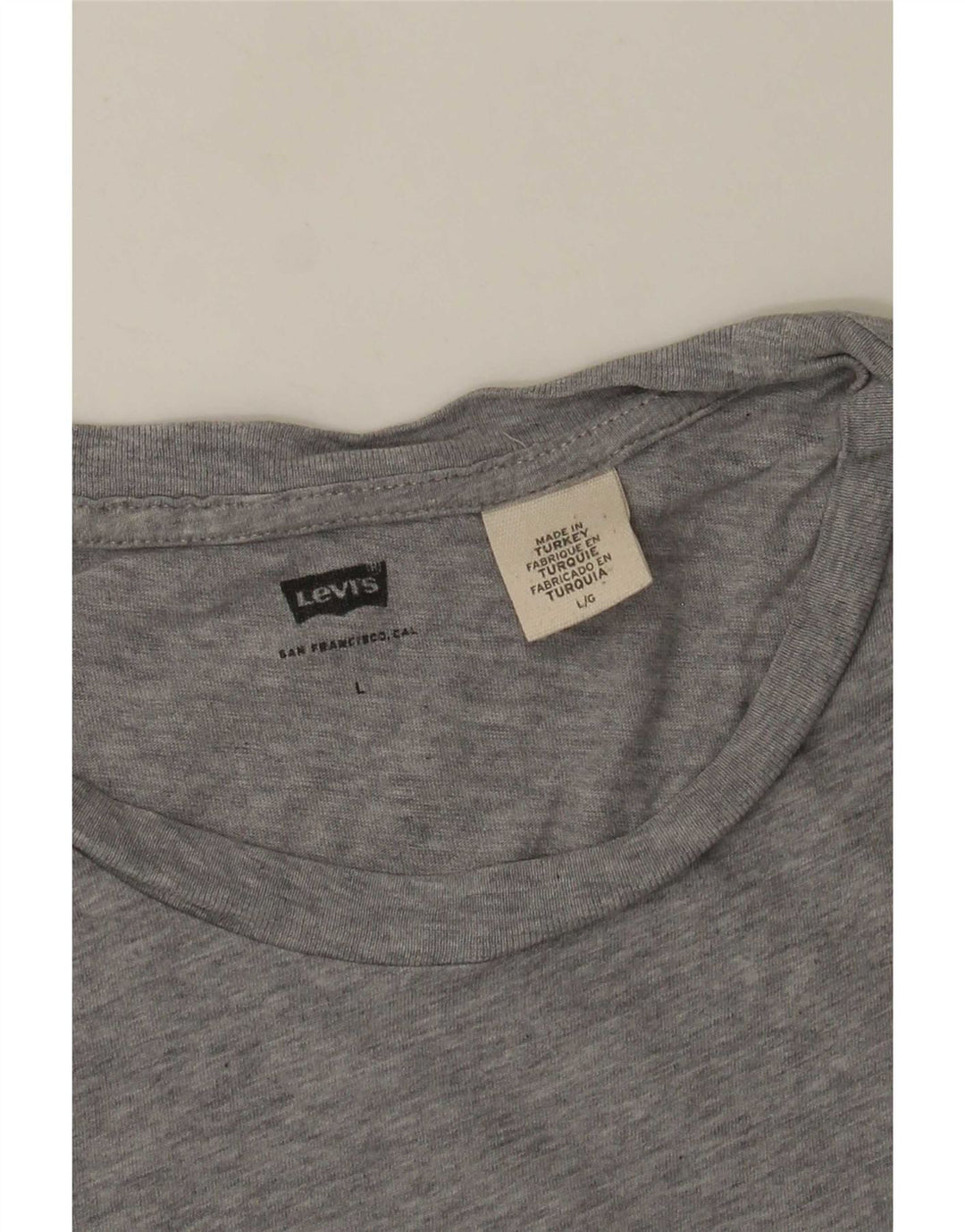 Levi's Herren Grafik T-Shirt Top Large Grau