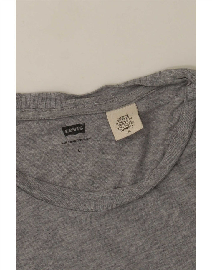 Levi's Herren Grafik T-Shirt Top Large Grau