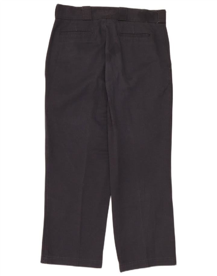 Gerade Chino-Hose für Herren von Zara, EU 44, Größe L, W34, L28, Grau, Polyester