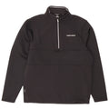 Under Armour Herren-Sweatshirt mit Reißverschluss am Hals, Mittelschwarzes Polyester