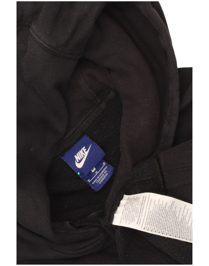 Nike Herren-Hoodie-Pullover aus mittelschwarzer Baumwolle