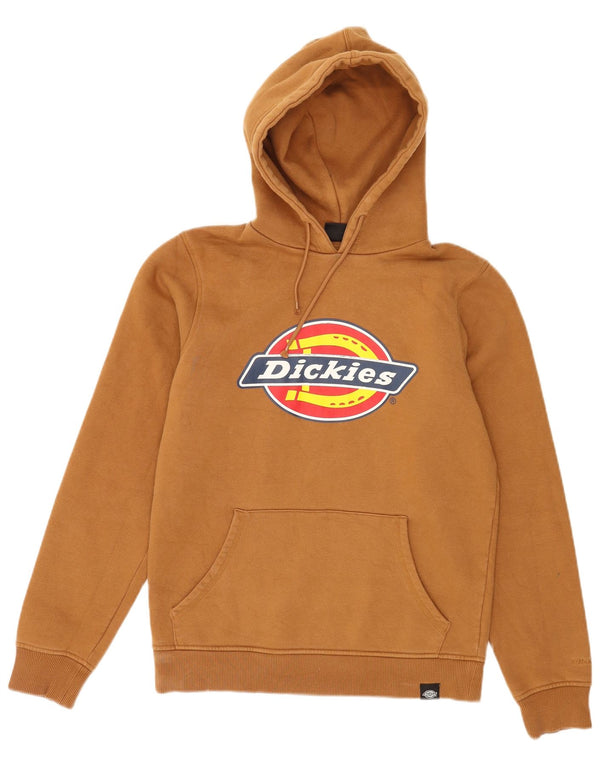 Dickies Herren-Kapuzenpullover mit Grafik, XS, braune Baumwolle