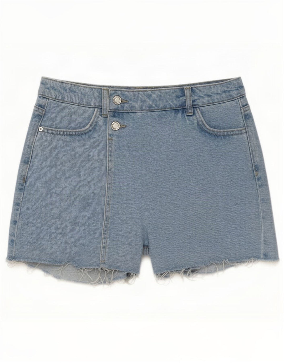 Zara Damen Jeansshorts Small W26 Blau
