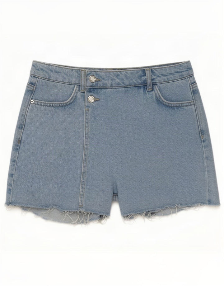 Zara Damen Jeansshorts Small W26 Blau
