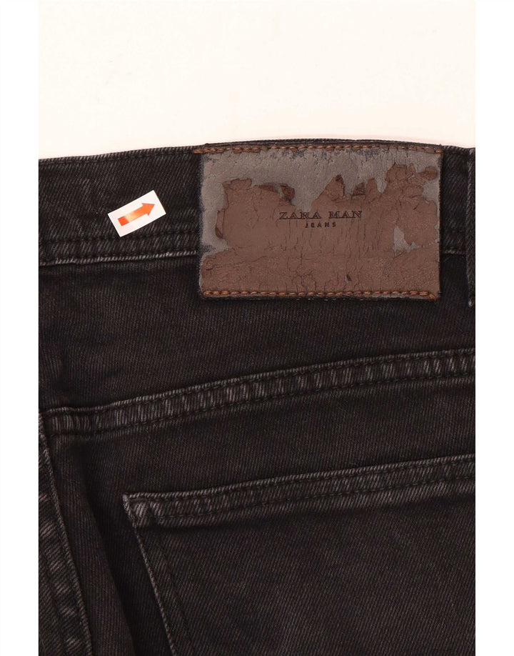 Zara Herren Slim Jeans EU 40 Medium W31 L30 Schwarz