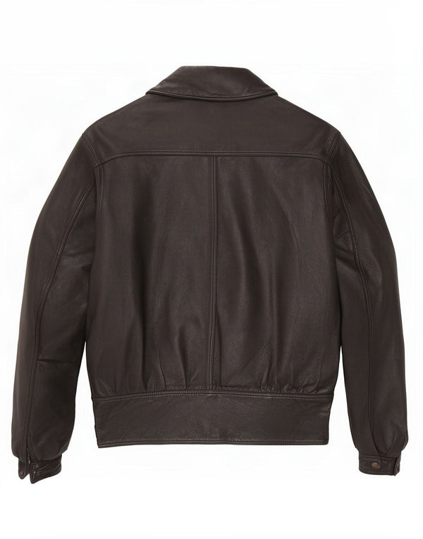 Vintage Herren Lederjacke UK 42 XL Schwarz