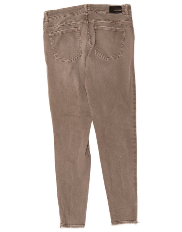Zara Damen Skinny Jeans EU 38 Small W28 L26 Graue Baumwolle