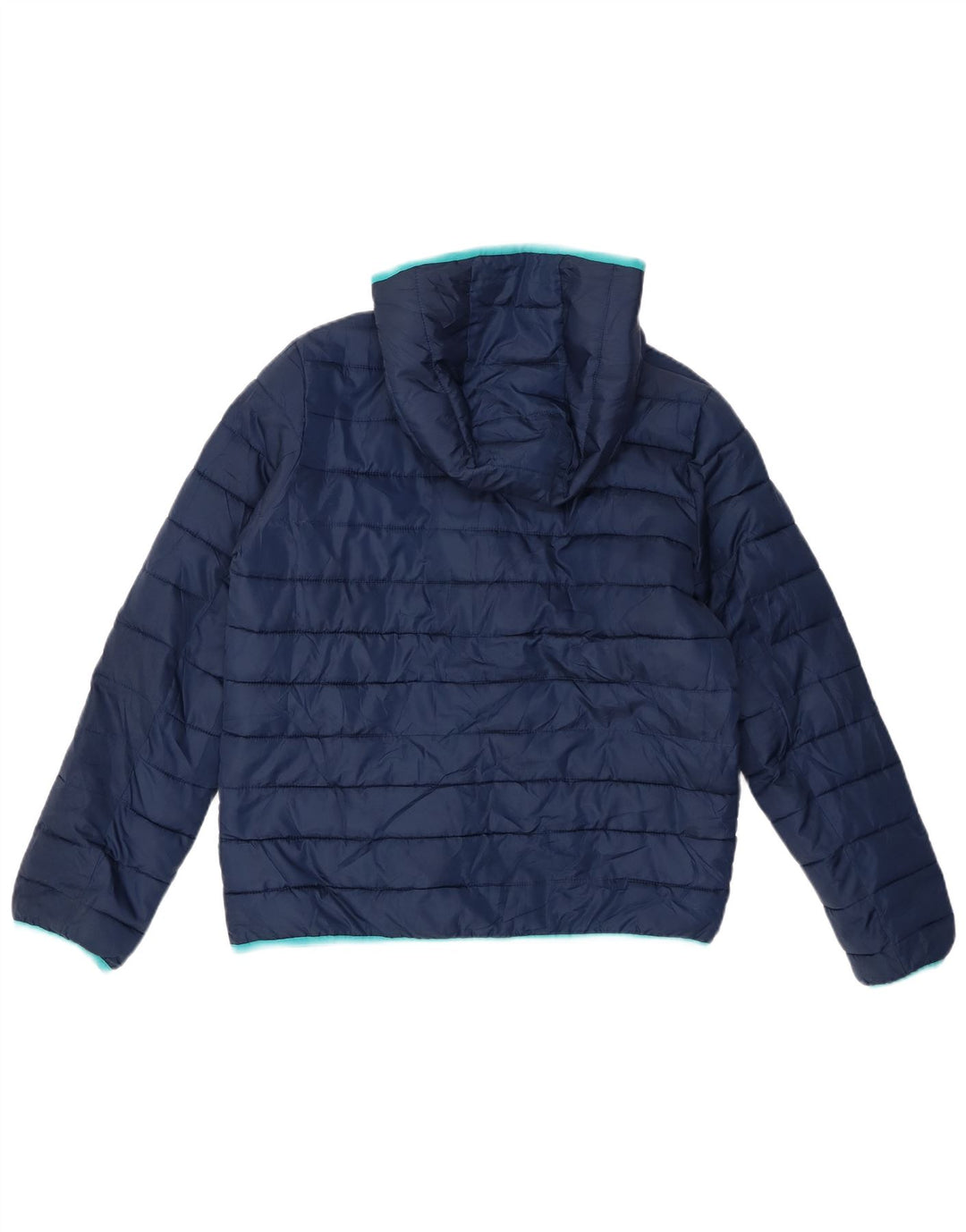 Champion Wattierte Jacke mit Kapuze für Jungen, 13–14 Jahre, XL, Marineblau, Polyester