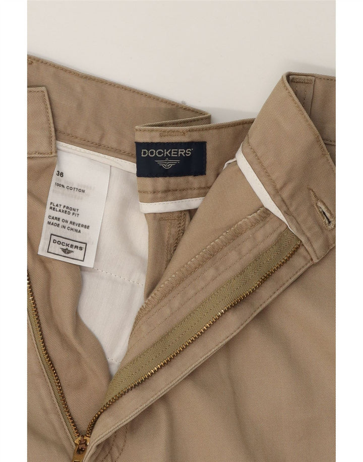 DOCKERS Mens Cargo Shorts W36 Large Beige Cotton Vintage Dockers and Second-Hand Dockers from Messina Hembry 