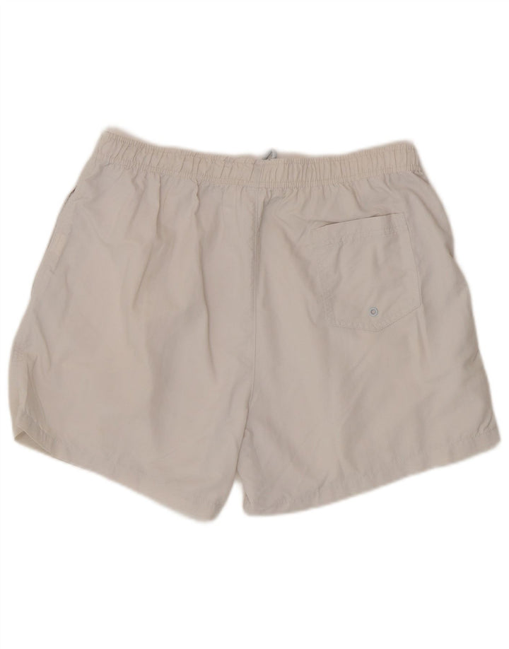 Zara Herren-Badeshorts, groß, aus weißem Nylon