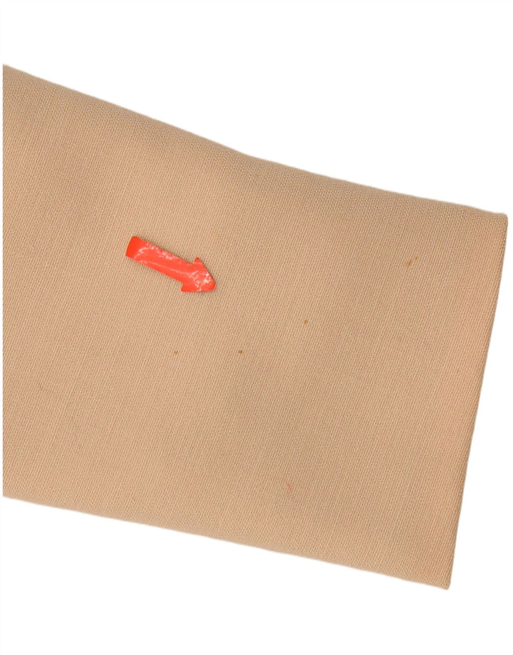 Vintage Damen 4-Knopf-2-teiliges Rock-Set IT 42 Medium W26 Beige