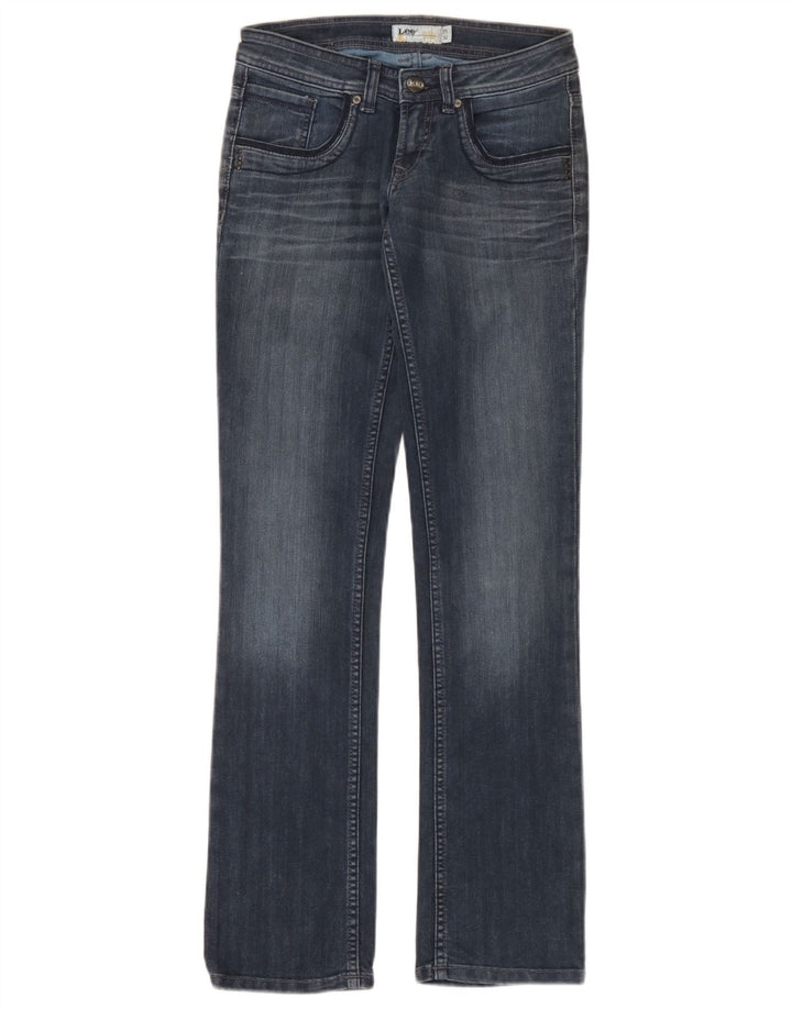 Lee Damen Bootcut-Jeans W26 L32 Blau