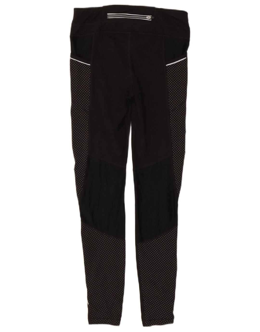 ATHLETA Damen Leggings UK 6 XS Schwarz gepunktetes Polyester