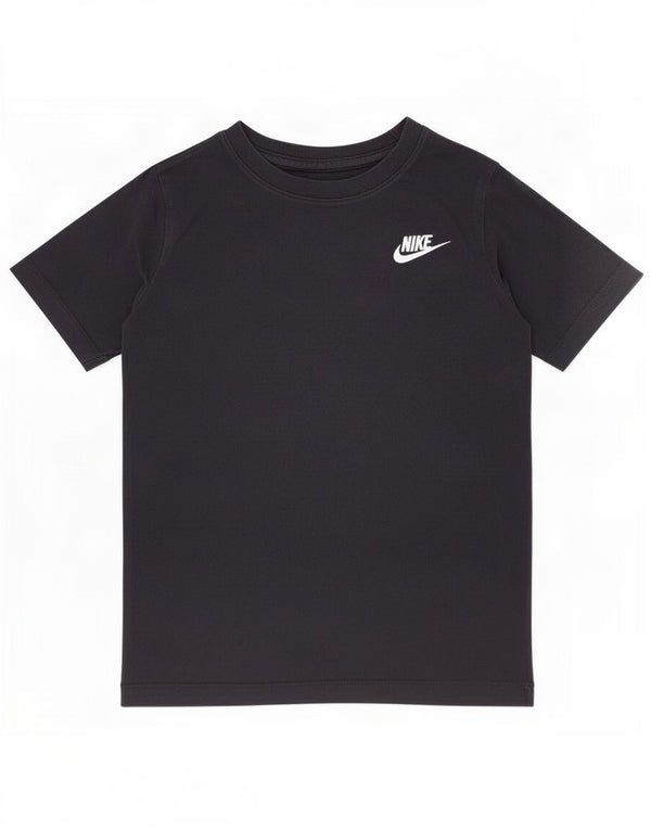 Nike T-Shirt für Jungen, 10–11 Jahre, mittelgroß, schwarze Baumwolle