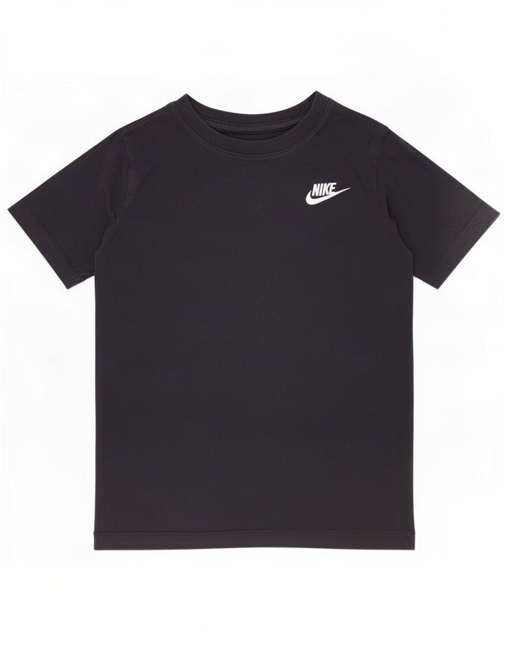 Nike T-Shirt für Jungen, 10–11 Jahre, mittelgroß, schwarze Baumwolle