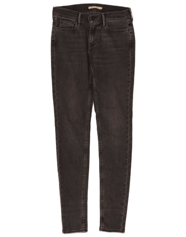 Levi's Damen 710 Super Skinny Jeans W27 L32 Graue Baumwolle