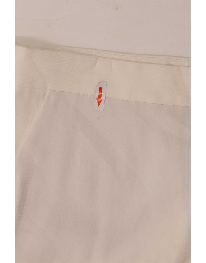 Massimo Dutti Damen Caprihose EU 42 Large W32 L23 Weiße Viskose