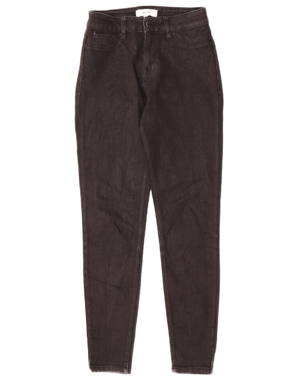 Reiss Womens Tapered Jeans W27 L28 Black Cotton