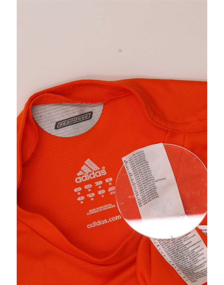 Adidas Herren Climacool T-Shirt Top Mittelorange Polyester