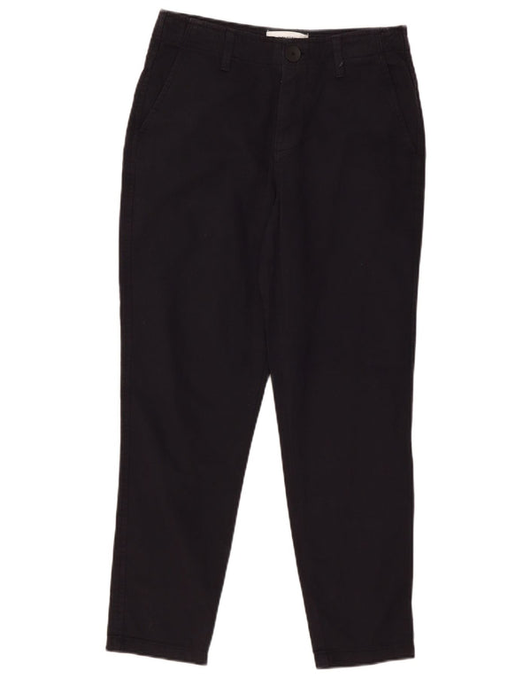 Zara Slim Chino-Hose für Damen, EU 36, Größe S, W26, L27, Marineblau, Baumwolle