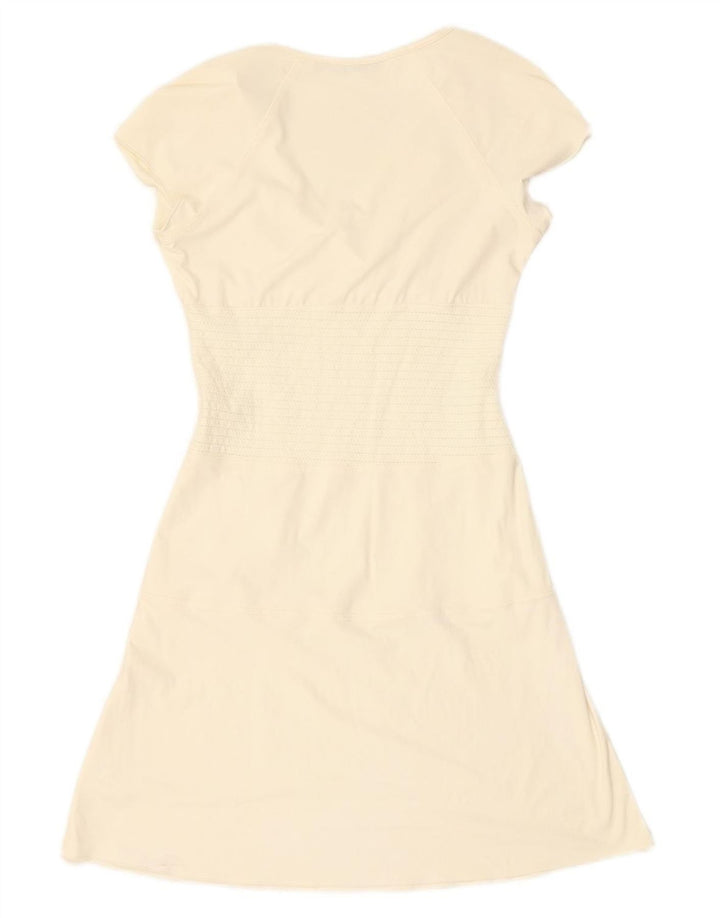 LAURA BIAGIOTTI Womens A-Line Dress IT 42 Medium White Polyamide