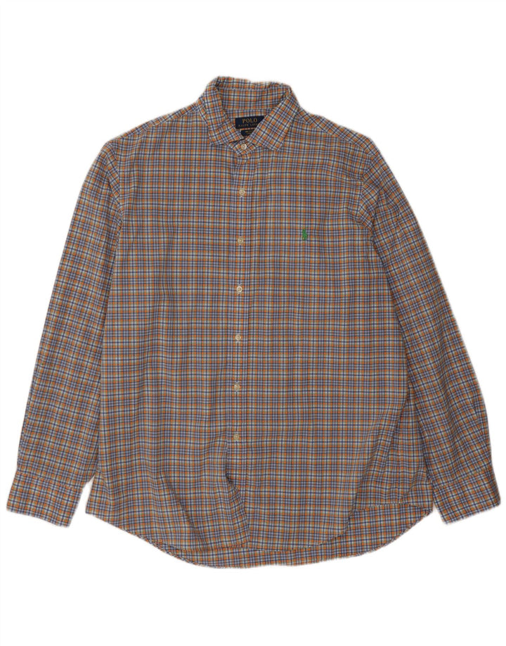 Polo Ralph Lauren Herrenhemd XL, mehrfarbig, kariert, Baumwolle