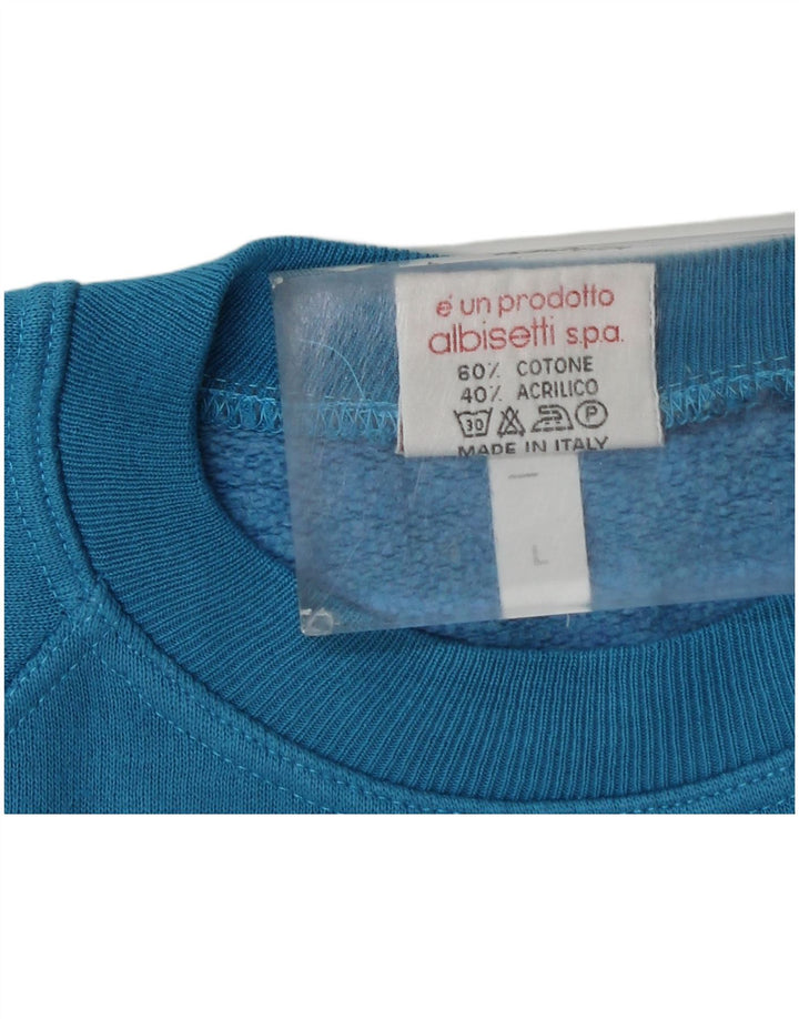 Parmalat Herren-Sweatshirt mit Grafik, groß, aus blauer Baumwolle