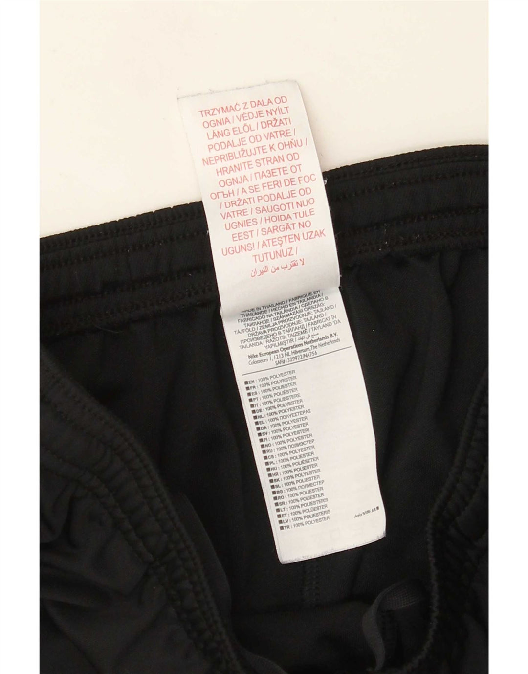 Nike Dri Fit Trainingshose für Jungen, 12–13 Jahre, Größe L, Schwarz, Polyester