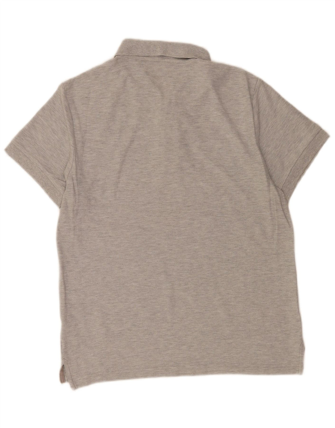 Nike Herren-Poloshirt aus mittelgrau gefleckter Baumwolle