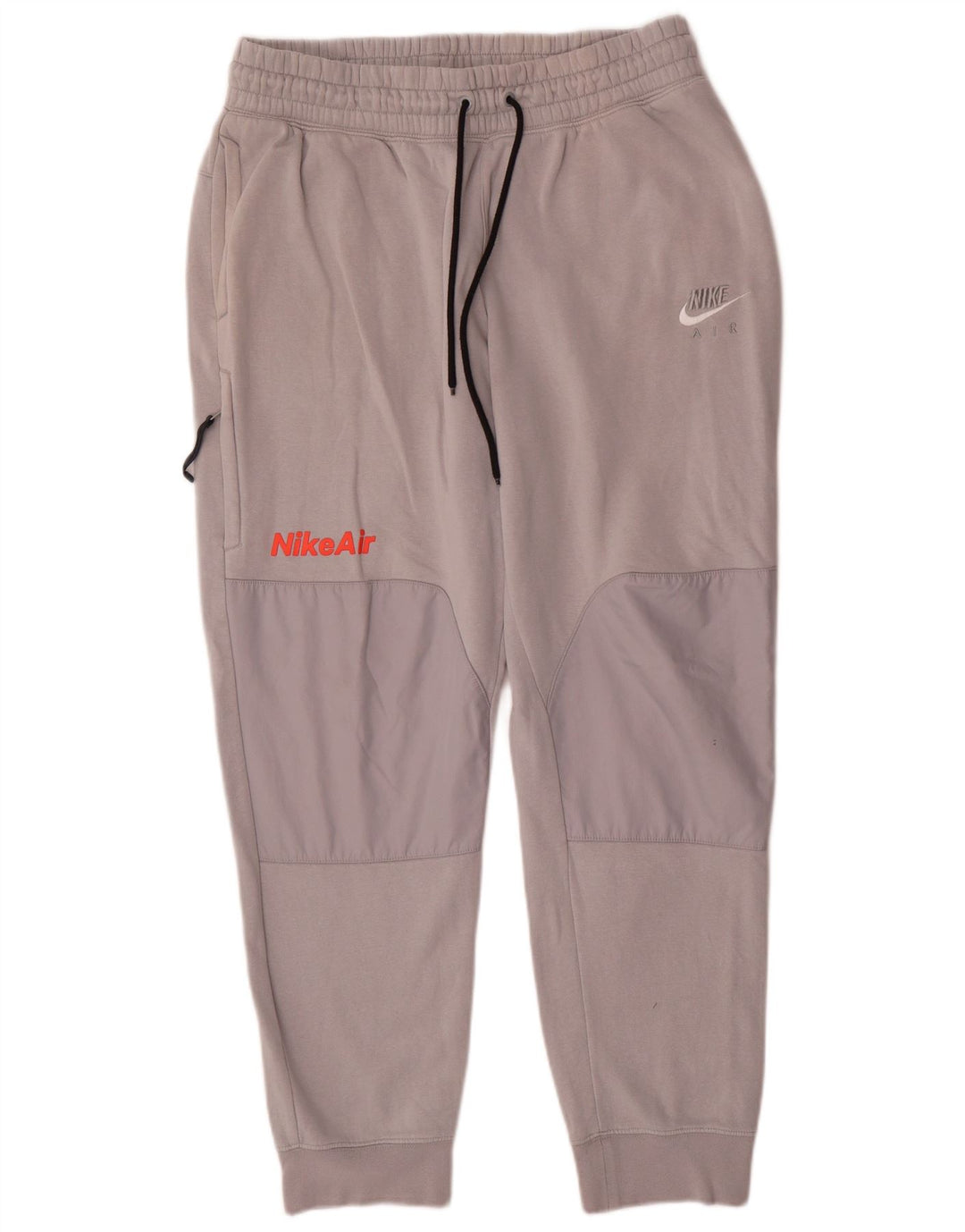 Nike Herren-Trainingshose, Jogginghose, groß, graue Baumwolle